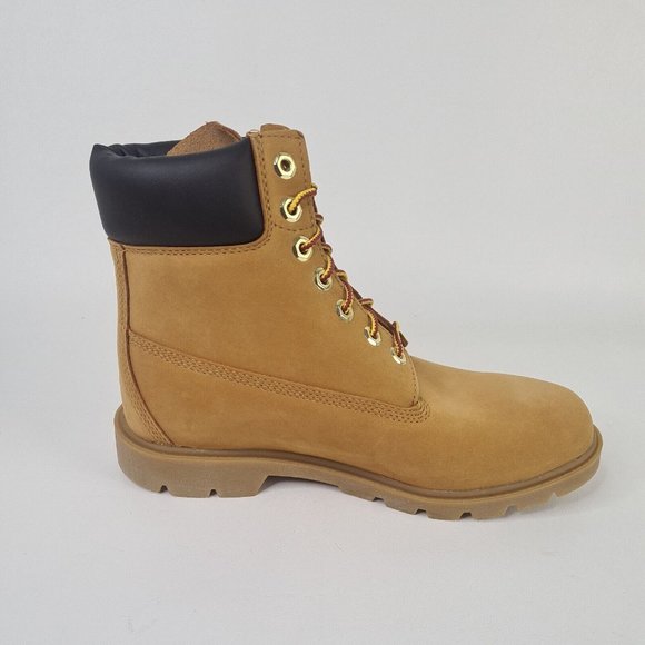 Timberland 6 Inch Classic Boot Wheat Brown Waterproof Boots - Picture 3 of 12